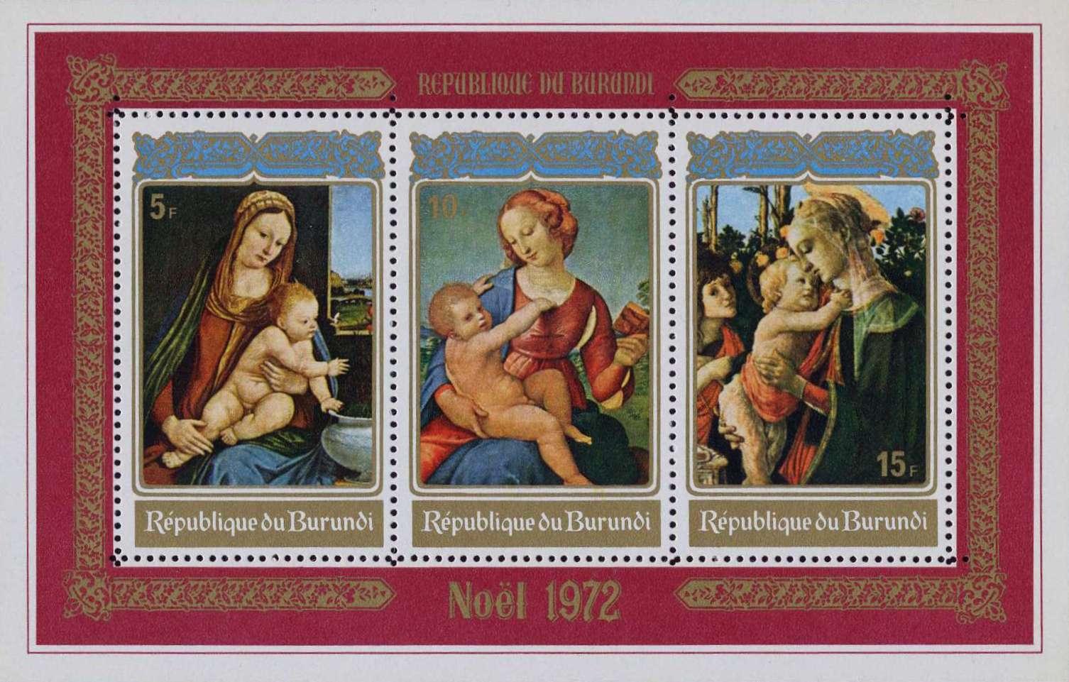 BOOK STAMPS BURUNDI